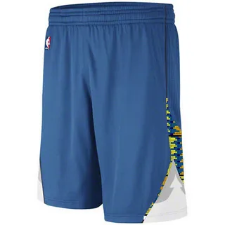 Minnesota Timberwolves Shorts - These shorts offer cool blue vibes and subtle rays of yellow.&nbsp;(Photo: NBAbhmjerseys via Instagram)