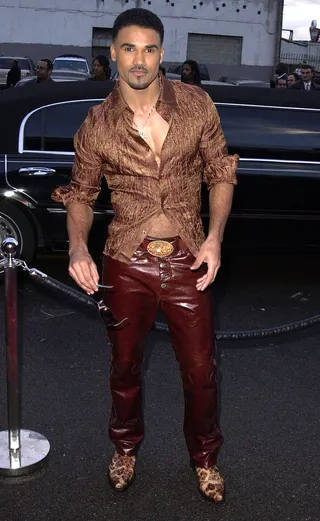 Ride 'em Cowboy - Shemar Moore rocked cowboy boots and leather pants to the 15th Annual Soul Train Awards at Shrine Auditorium in Los Angeles. (Photo: SGranitz/WireImage)