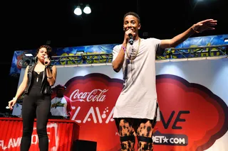 Chris Bivins and Cynthia LuCiette Warm Everybody Up With Flava - (Photo: John Sciulli/BET/Getty Images for BET)