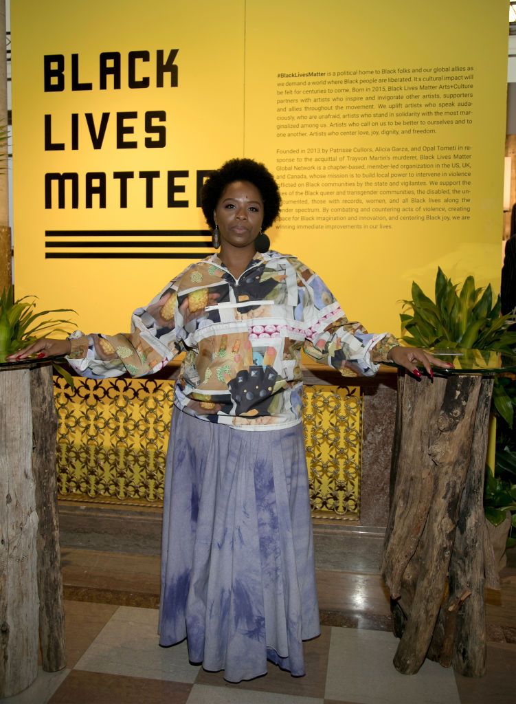 MIAMI, FL - DECEMBER 06:  Black Lives Matter Global Network Founder Patrisse Cullors Panel And Performance on December 6, 2018 in Miami, Florida.  (Photo by Cassidy Sparrow/Getty Images for Black Lives Matter) *** Local Caption *** Patrisse Cullors