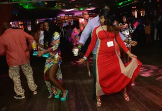 Wobble - Guests enjoying the vibe at the Grey Goose Cherry Noir Flavored Vodka VIP After Party during the 2013 BET Experience at the Conga Room at L.A. Live in Los Angeles.(Photo: Jason Kempin/BET/Getty Images for BET)