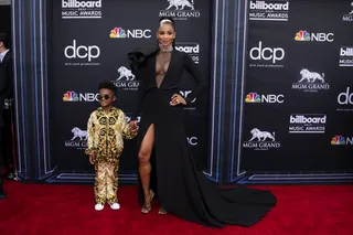 Ciara and Future Wilburn - &quot;Hubby flew straight from practice and surprised me! I had no idea! My babies always bring me good vibes.&quot;&nbsp;&nbsp;(Photo: Daniel Torok/Patrick McMullan via Getty Images)