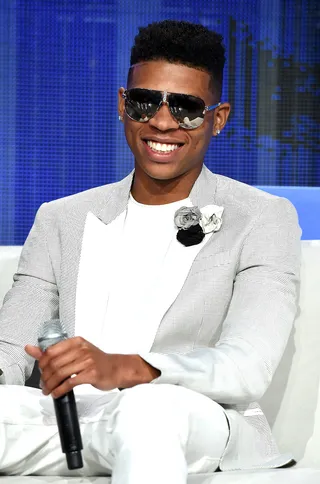 All About the Empire - Actor/singer Bryshere "Yazz" Gray smiles during NAB Show's Empire: Inside the Megahit Broadcast Series panel at the Las Vegas Convention Center.(Photo: Ethan Miller/Getty Images)