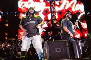 5th Ward Webbie Makes the Crowd Bend It Ova - No Limit's 5th Ward Weebie performing his &quot;Katrina Song&quot; tribute.(Photo: Josh Brasted/WireImage)