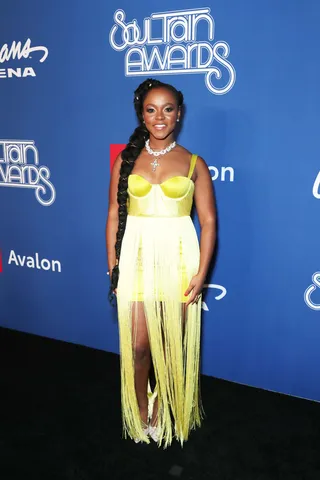 This Green Dress Looks Gorgeous On Gia Peppers! - (Photo: Leon Bennett/Getty Images for BET)&nbsp;