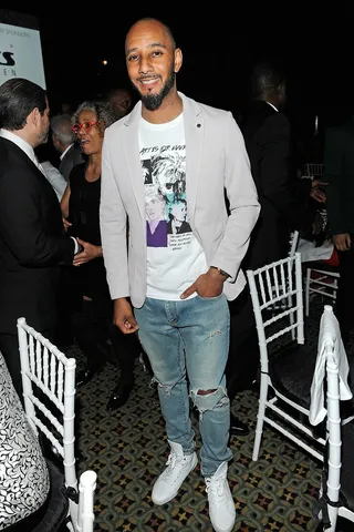 Rips on Rips - Swizz Beatz made an appearance at the 2016 SESAC Pop Music Awards in New York City.(Photo: Shawn Ehlers/Getty Images for SESAC)