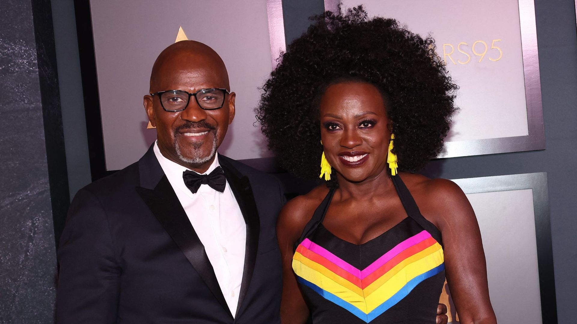 US actress Viola Davis and her husband Julius Tennon arrive for the Academy of Motion Picture Arts and Sciences' 13th Annual Governors Awards at the Fairmont Century Plaza in Los Angeles on November 19, 2022.