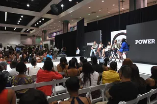 Power Drops Gems - The Power cast drops knowledge on the fans at the Progressive Fashion Show. Talk about #Empowerment.(Photo: Angela Weiss/BET/Getty Images for BET )&nbsp;