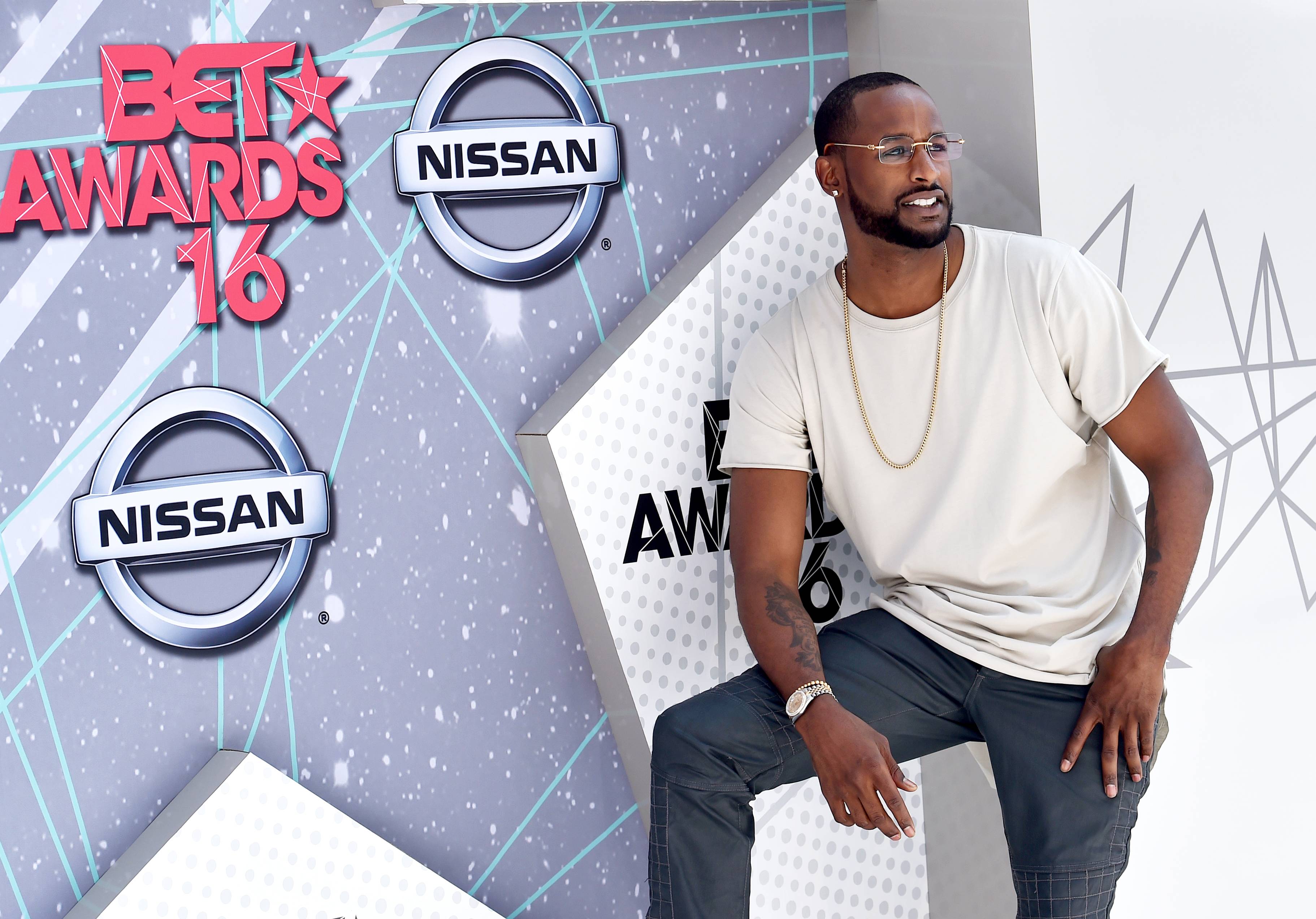 Jackie Long&nbsp; - The ATL actor strikes a pose for the cameras.(Photo: Paras Griffin/BET/Getty Images for BET)&nbsp;