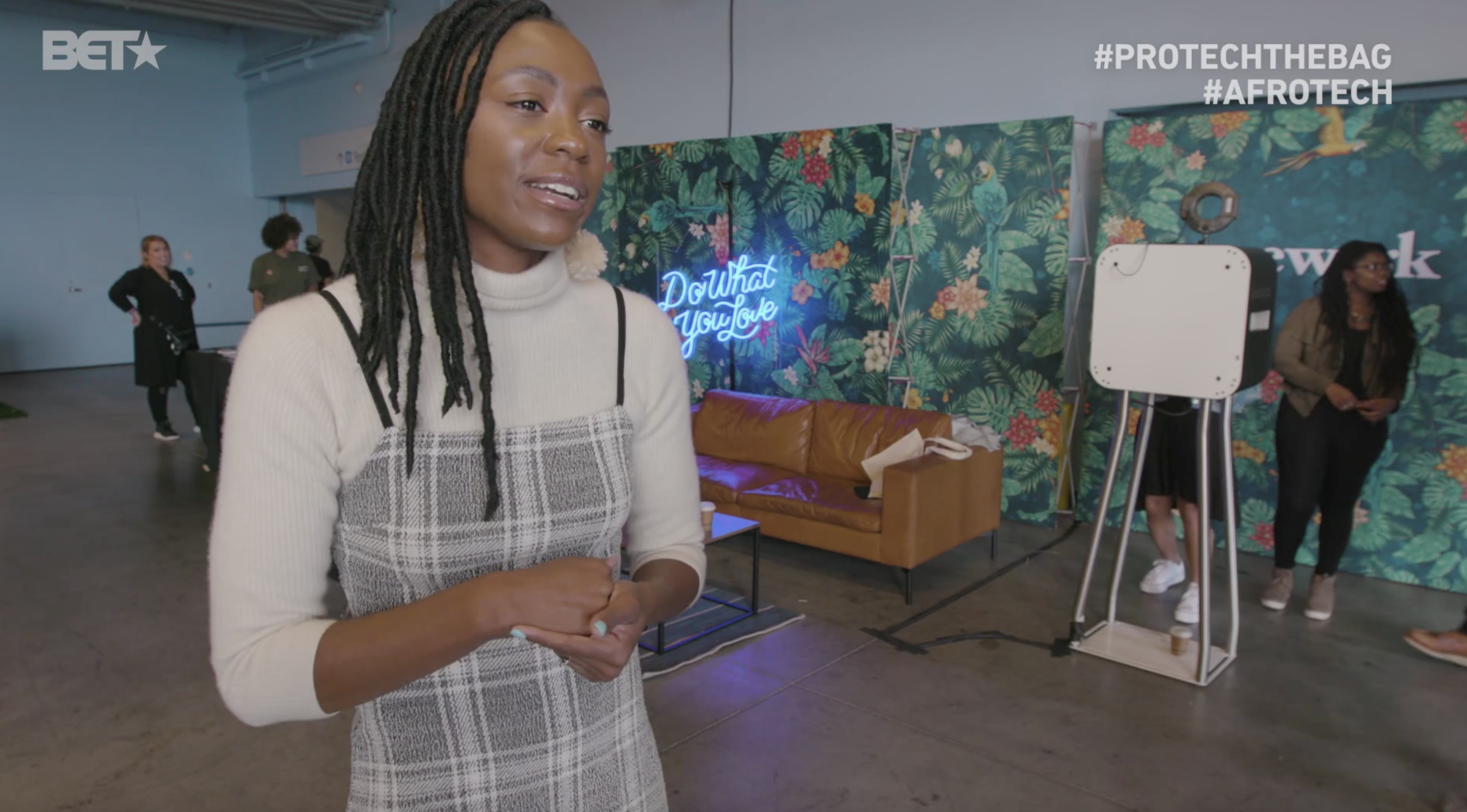 Afro Tech attendees discuss the pros and cons of Artificial Intelligence on BET's Trust: MPR in 2018.