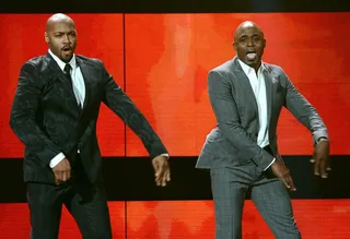 Dance Fever - Wayne Brady gets his Melle Mel on in the opener to to Chaka Khan's &quot;I Feel For You.&quot;&nbsp;(Photo: Mark Davis/Getty Images for BET)