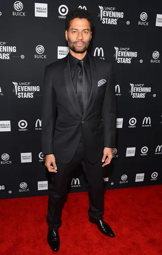 Eric Benet - @ebenet: "'Be the change you want to see.' Nelson Mandela embodied this quote and we live in a better world because he lived #RIPNelsonMandela"(Photo by Mark Davis/Getty Images for BET)