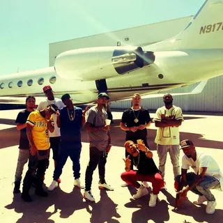 Flying Solo / Final Destination  - "No more red eye late nights / I'm one way!/No more connected flights"(Photo: Chris Brown via Instagram)