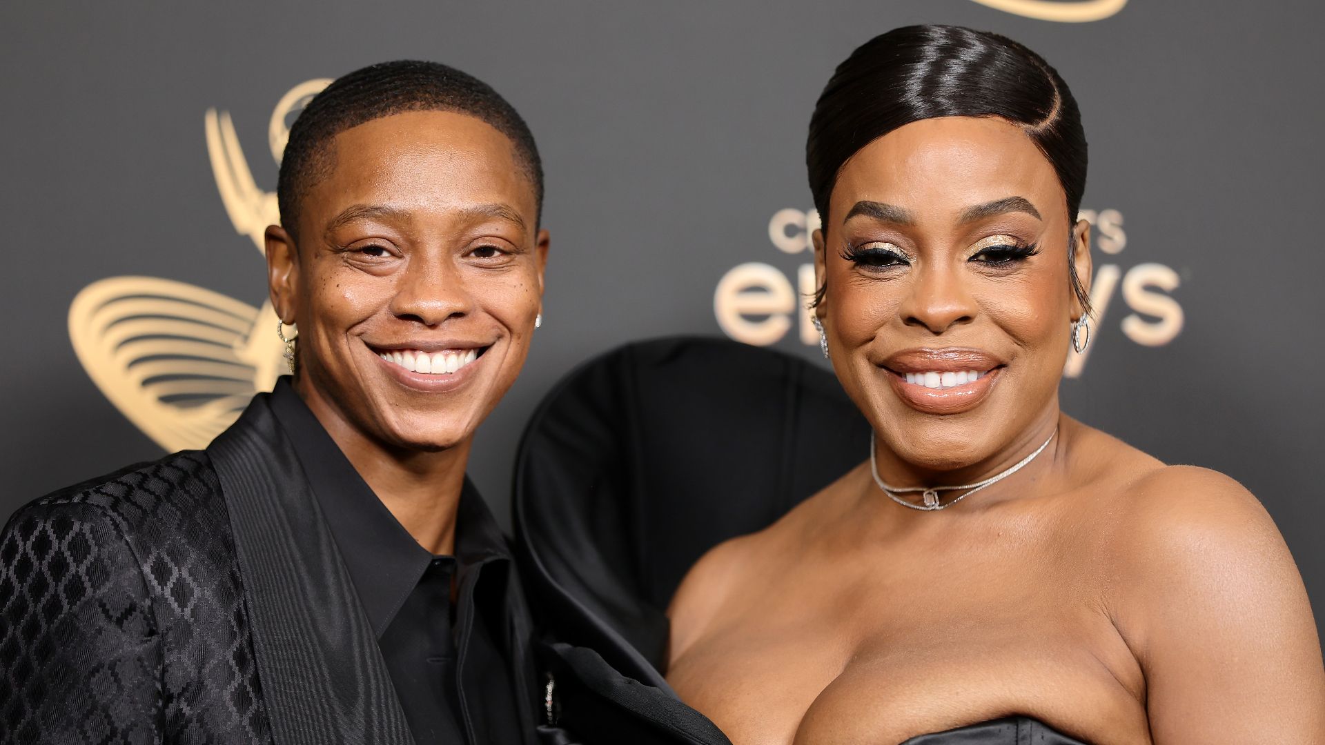 Jessica Betts and Niecy Nash attend the 2022 Creative Arts Emmys at Microsoft Theater on September 04, 2022 in Los Angeles, California. 
