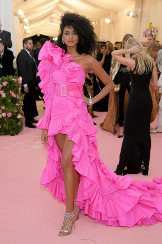 Imaan Hammam in Dundas - (Photo: Neilson Barnard/Getty Images)&nbsp;