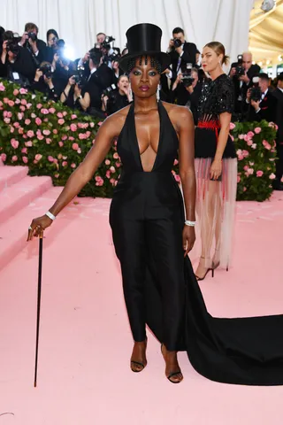 Danai Gurira in Gabriela Hearst - (Photo: Dimitrios Kambouris/Getty Images for The Met Museum/Vogue)&nbsp;