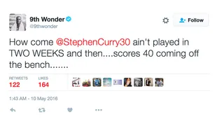 9th Wonder - Facts, though. We were thinking the exact same thing.