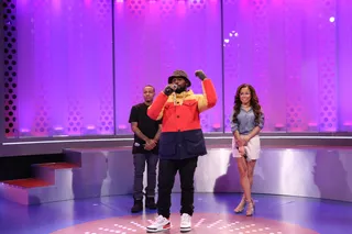 Getting the Crowd Hype - (Photo: Bennett Raglin/BET/Getty Images for BET)