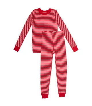 Sleep Set - Nothing beats a pair of cozy PJ’s for long tour-bus rides and private flights with mom and pop. This striped set from Skylar Luna is just too adorable to pass up.  (Photo: Skylar Luna)