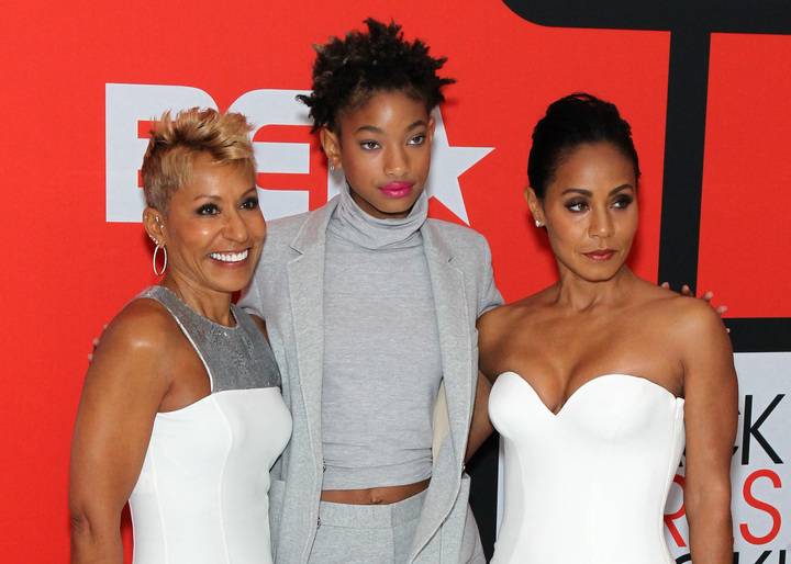 Adrienne Banfield-Norris, Willow Smith and Jada Pinkett Smith on BET Buzz 2021