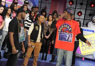 The Final Battle Is Tonight on 106 &amp; Park! - Terrence J is in the midst of the battle between Payne Da Squad Boy and Rio the Raptor and clearly things are heated.(Photo: John Ricard / BET)