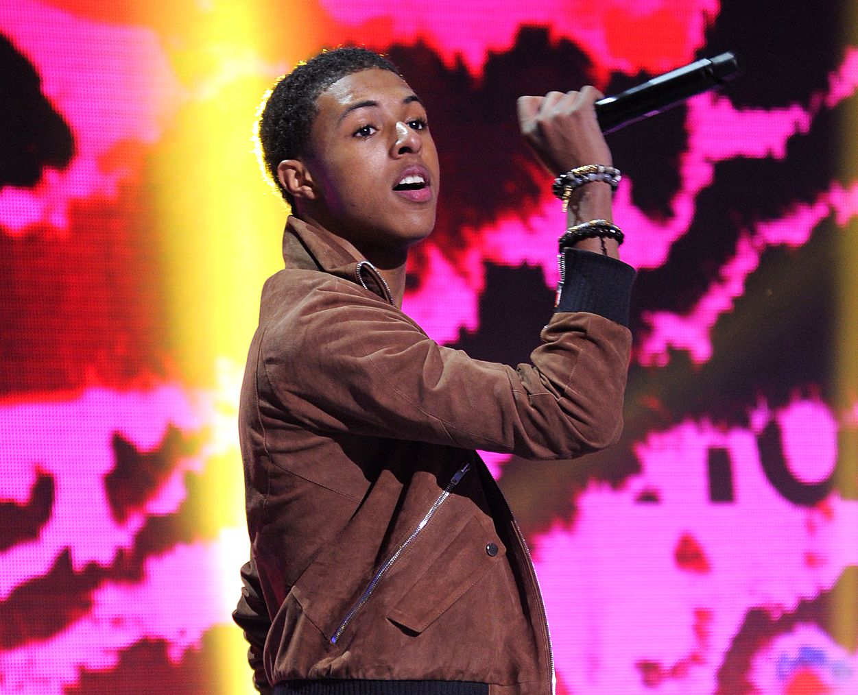 5. Diggy Is an Entrepreneur - Aside from being a reality TV and music star, Diggy has also turned his passion for fashion into a business and has started his own sneaker line called Chivalrous Culture.(Photo: John Ricard/BET)