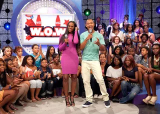 Tika Sumpter and Terrence J - It's Wild Out Wednesday of Wild Out Week and the lovely Tika Sumpter was on hand to co-host while Rocsi is on vacation. (Photo: Dario Cantatore/PictureGroup)