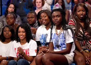 The birthday girl\r - Being in the Livest Audience is always the best birthday gift. Especially when Kevin Hart is on hand to give you with a Laugh at My Pain t-shirt. (Photo: Dario Cantatore/PictureGroup)