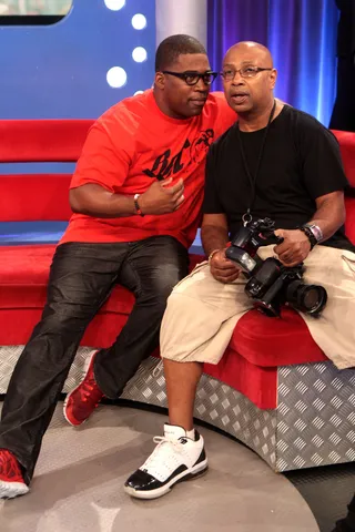 David Banner\r - David chatted with a photographer.\r(Photo: Terrence Jennings/PictureGroup)