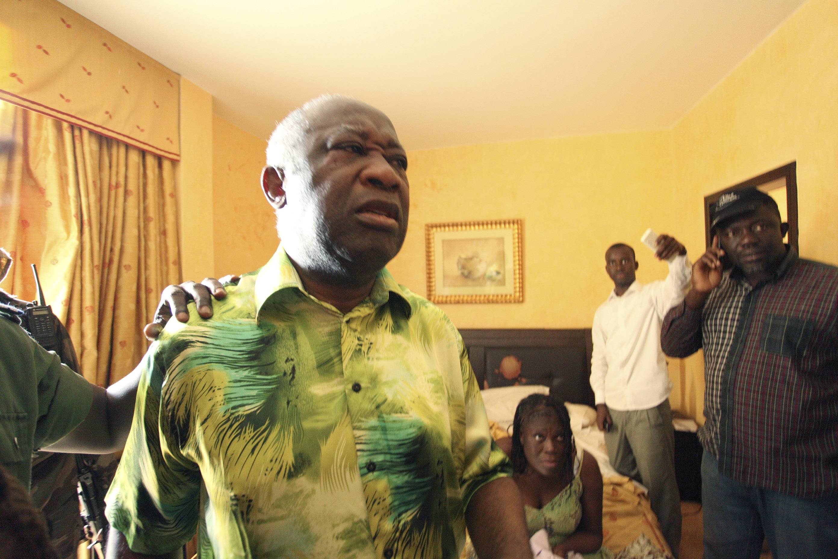 Captured - Ivory Coast ex-president Laurent Gbagbo and his wife Simone were arrested Monday after forces stormed the presidential palace, where he clung on to power despite losing the election to Alassane Ouattara in December. Gbagbo's capture ends a period of uncertainty that put the African nation on the brink of disaster.  (Photo: AP Photo/Aristide Bodegla)