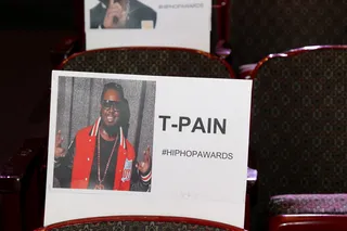 #Auto-TuneBack - [in T-Pain voice] It's T-Paaaaiiiiiiin/And Hip Hop Awards is his game(Photo: Bennett Raglin/Getty Images)