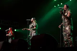 SWV performs their hits during their concert in Johannesburg. - (Photo: Trevor Crighton/BET)