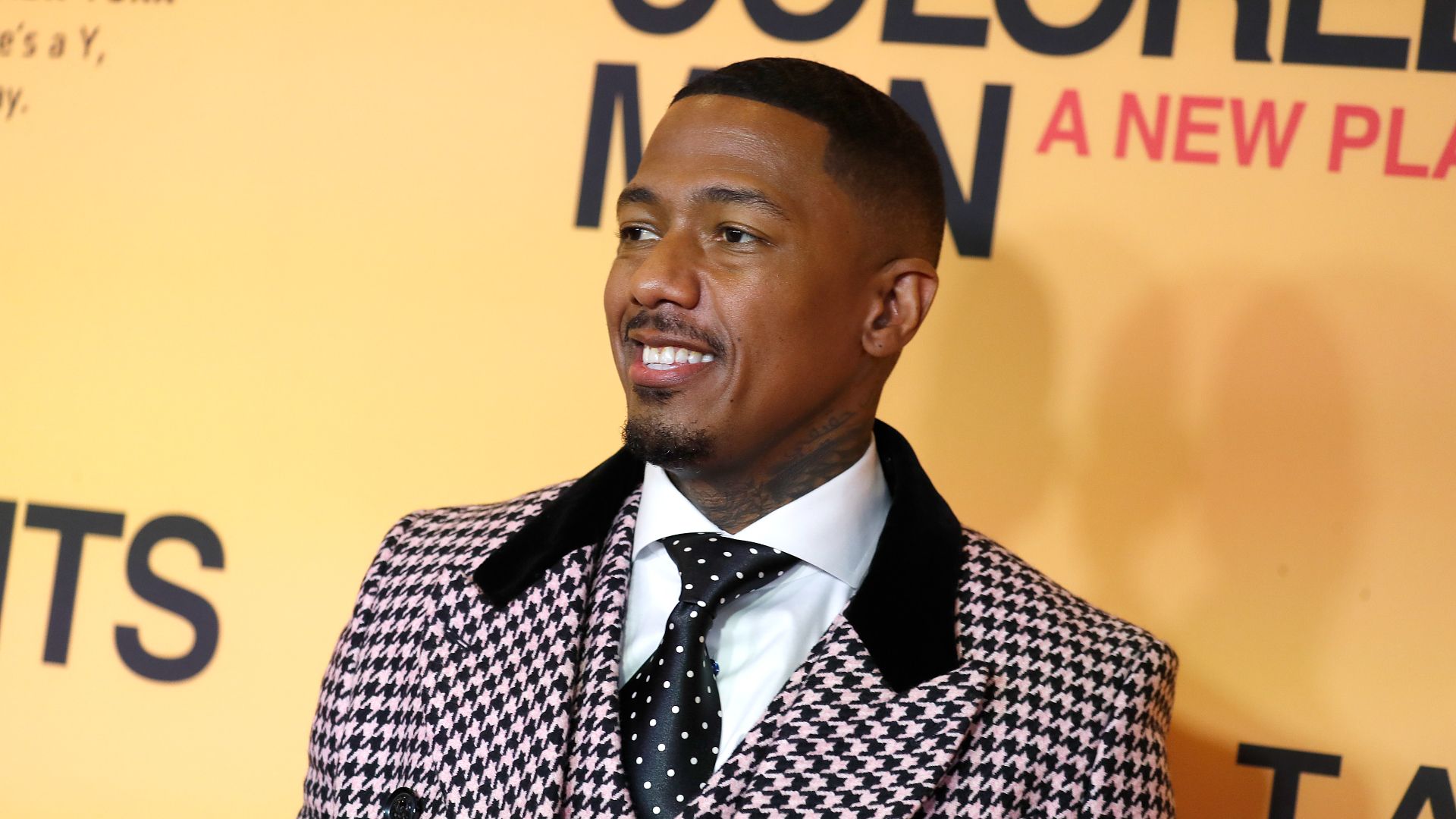 Nick Cannon attends "Thoughts Of A Colored Man" opening night at Golden Theatre on October 13, 2021 in New York City. 