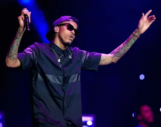 A Night with August - Singer August Alsina brings his bad boy charm to the Staples Center.(Photo: Christopher Polk/BET/Getty Images for BET)