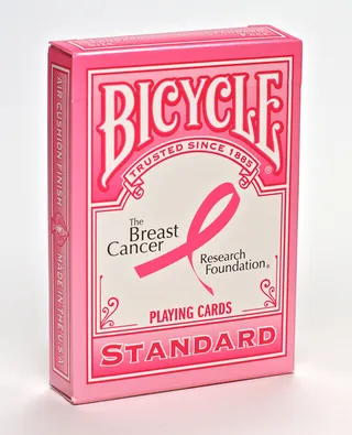 Bicycle Playing Cards - A game of Go Fish gets the pink treatment.(Photo: pinkribbonstore.com)