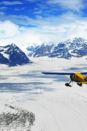 Ice Airport Alaska background