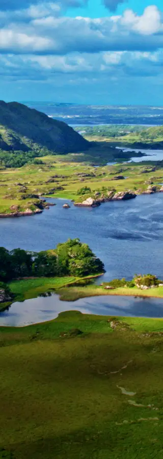Aerial Ireland background