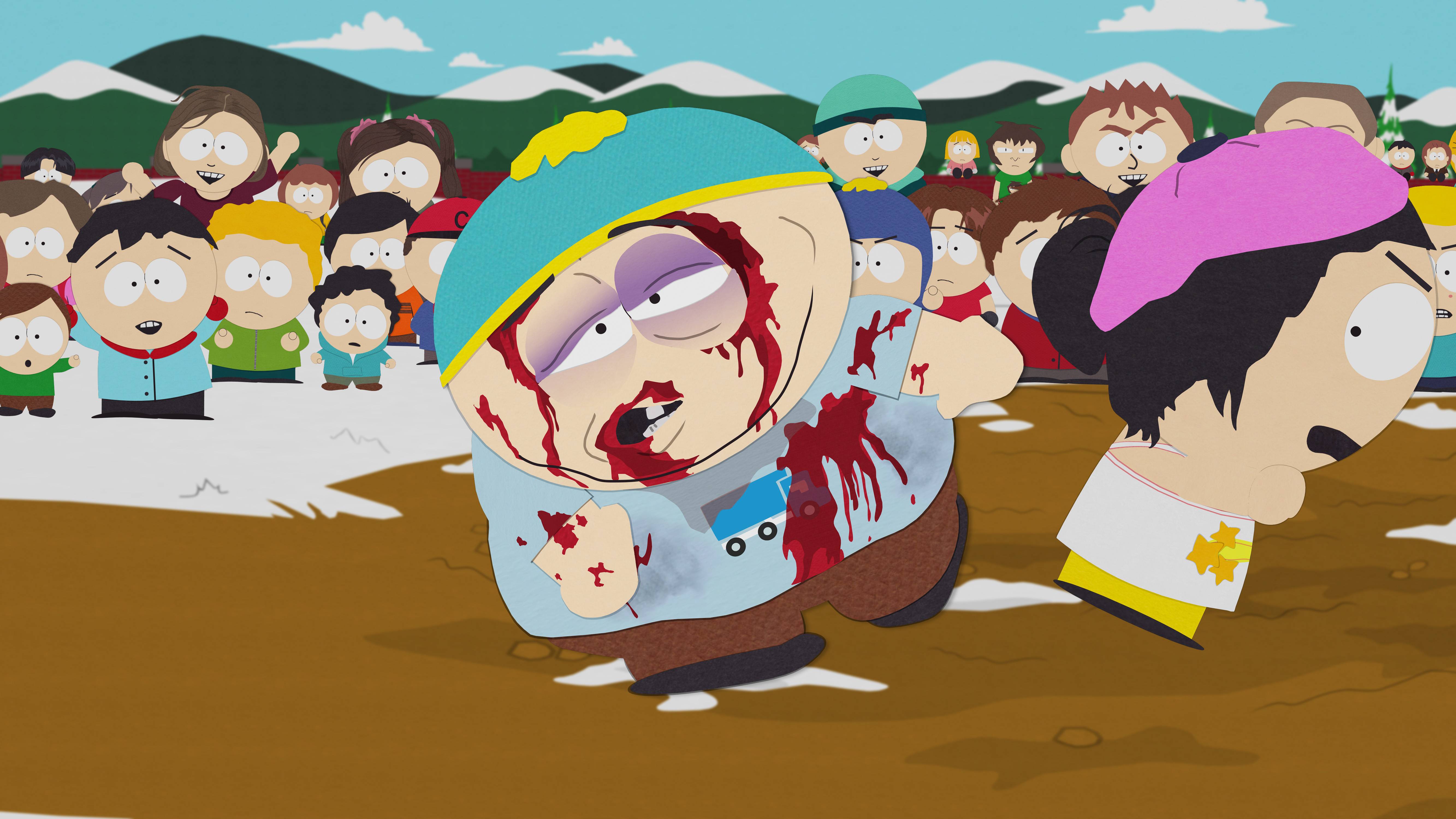 cartman and wendy fight