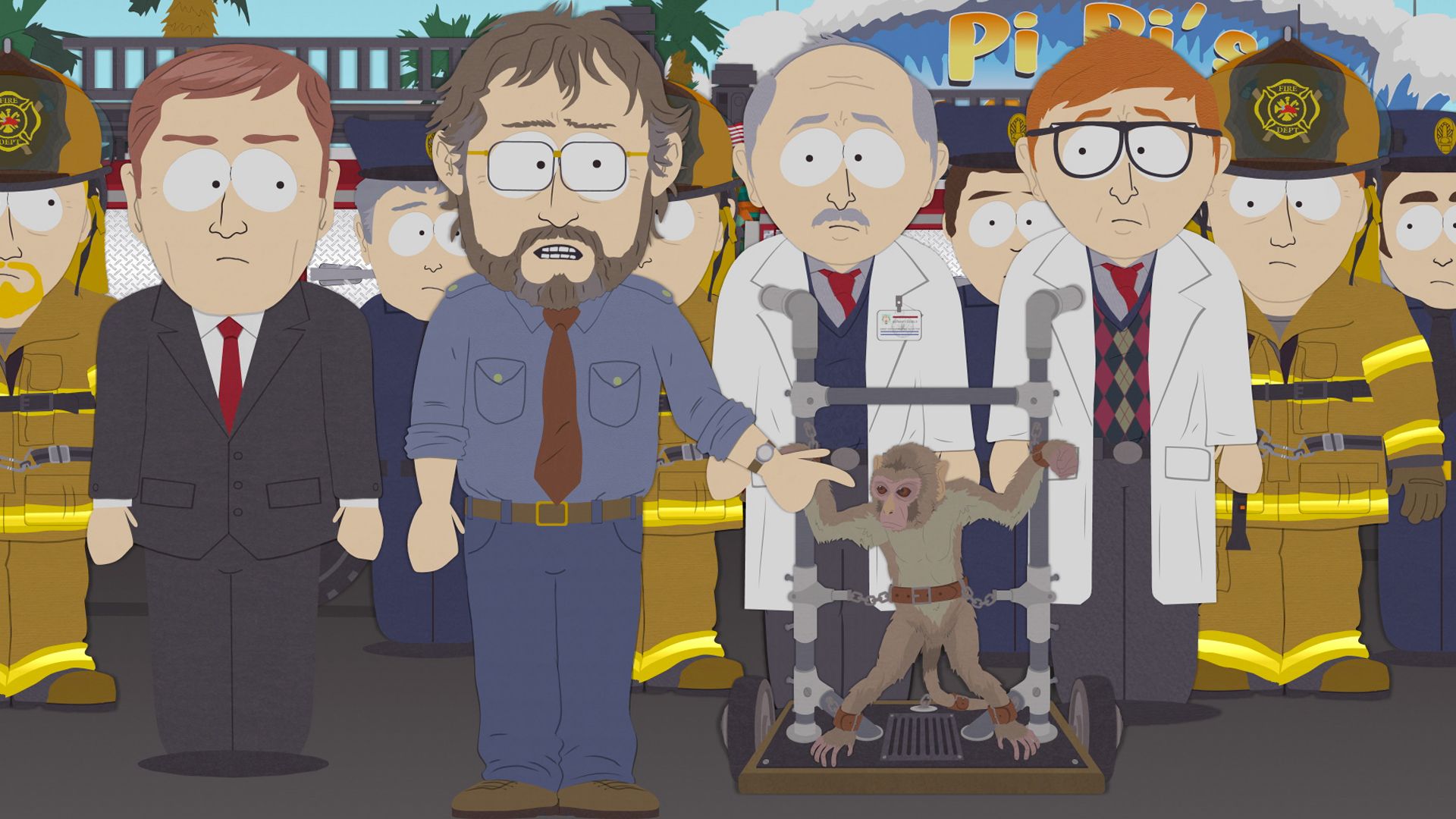 Pi Pi's Splashtown, Amusement parks, police business, science, Randy ...