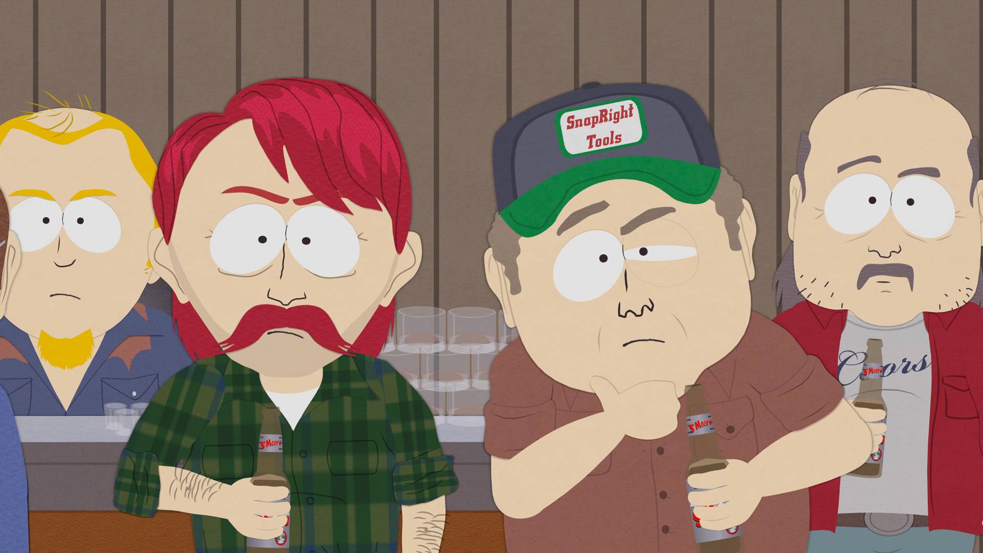 wrestling, Wrestling Coach, blue collar, Skeeter's Bar, Abortion, Darryl  Weathers - What You Mean it Ain't Real? - South Park (Video Clip) | South  Park Studios Global