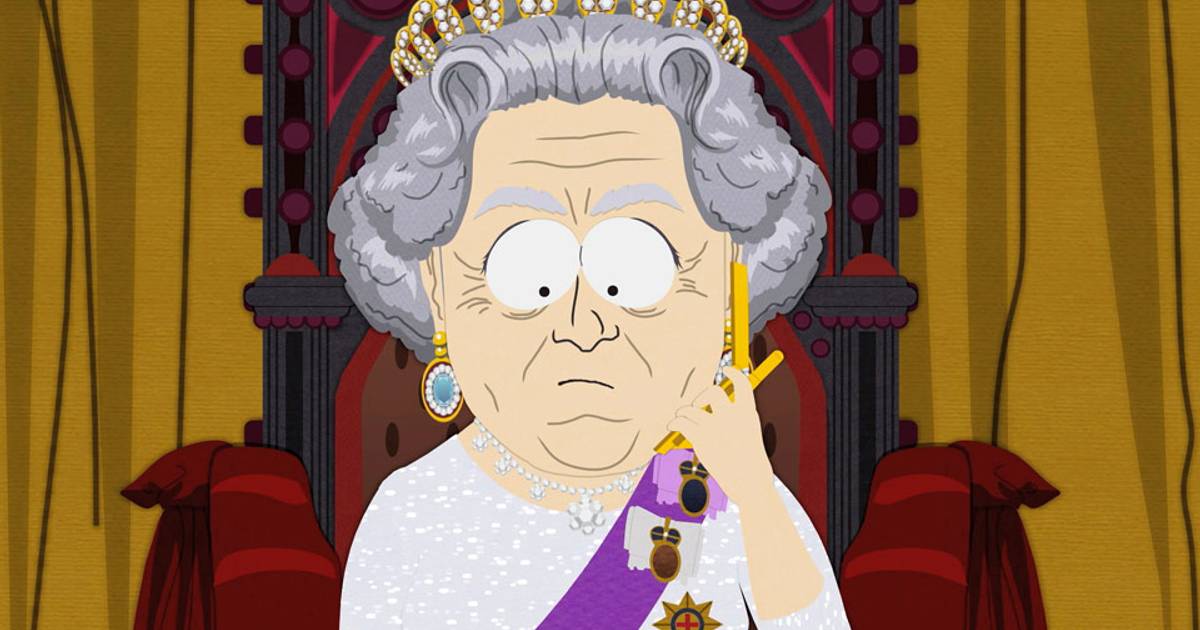 Королева горлового. Королева Британии. South Park Королева Англии.