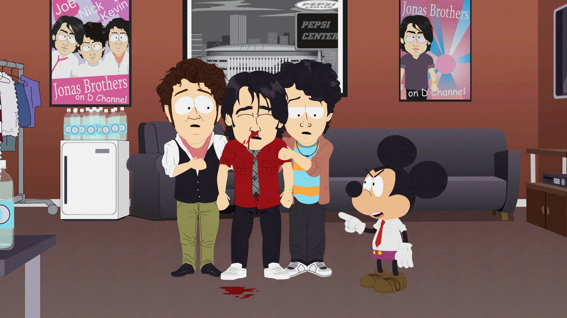 South Park Jonas Brothers Episode Nick Jonas, Kevin Jonas, Joe Jonas, Jonas Brothers, Mickey Mouse