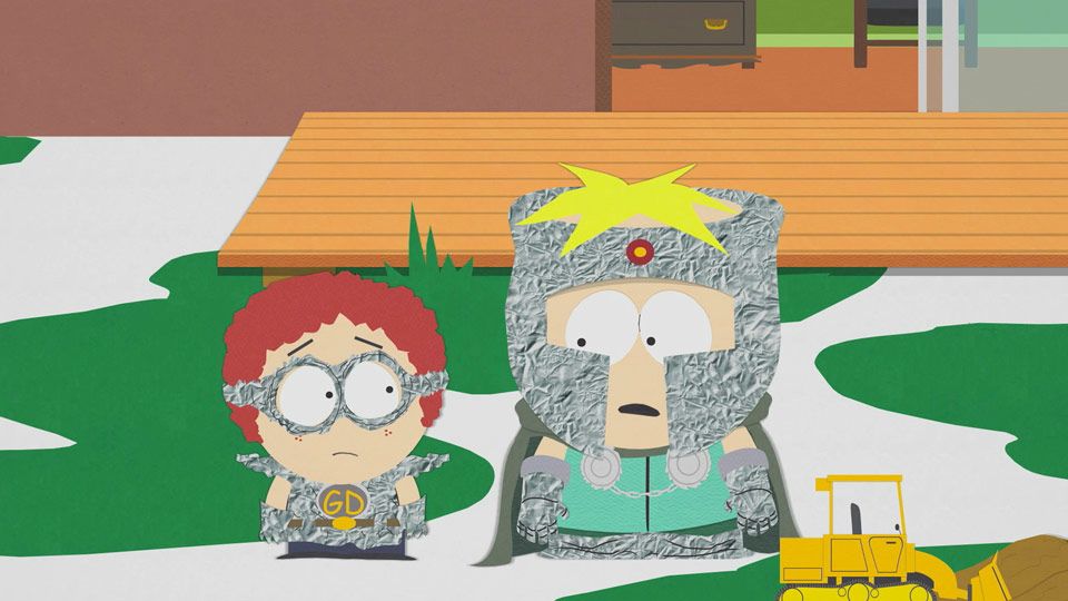 Butters, Cartman, Mrs. Stotch, Dougie, General Disarray, Professor ...