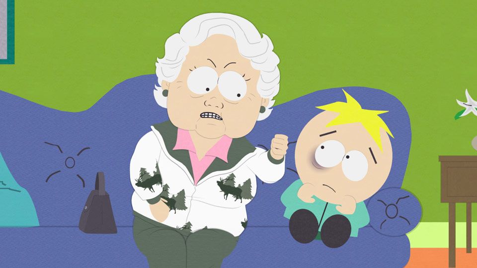 Butters' Grandma, Butters, Butters' Parents You Think You're Tough