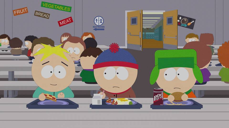 Occupying the Cafeteria - South Park (Video Clip) | South Park Studios