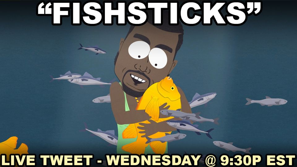 “Fishsticks” Live Tweet TOMORROW NIGHT! News South Park Studios US
