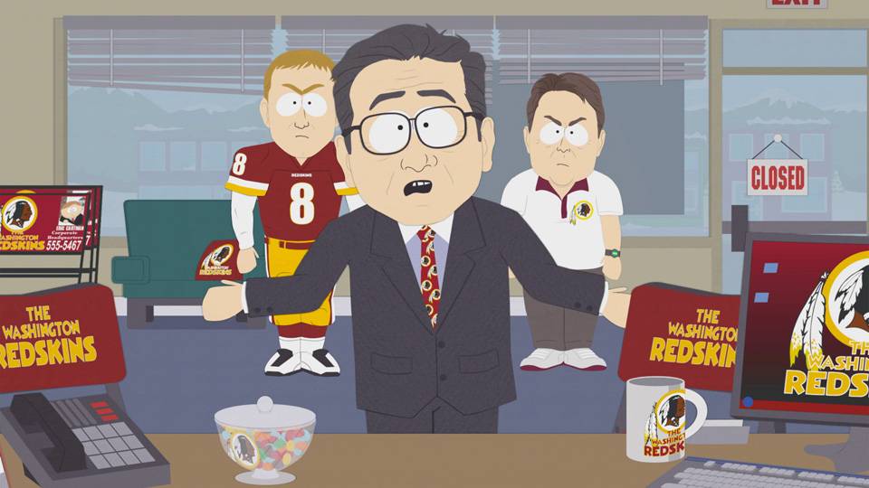 South Park, Trademark, Goodwill and the Washington Redskins