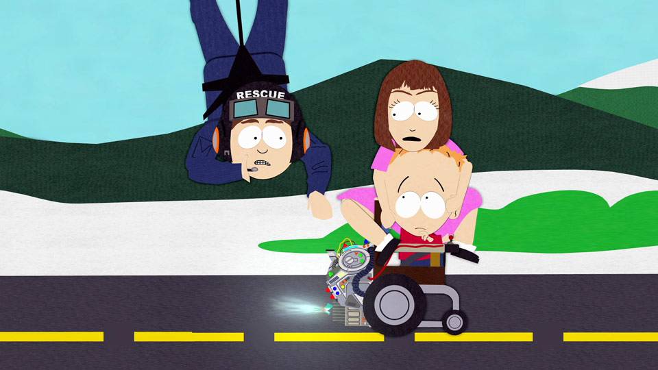 South Park Timmy in wheelchair. Brand new 2000 hot