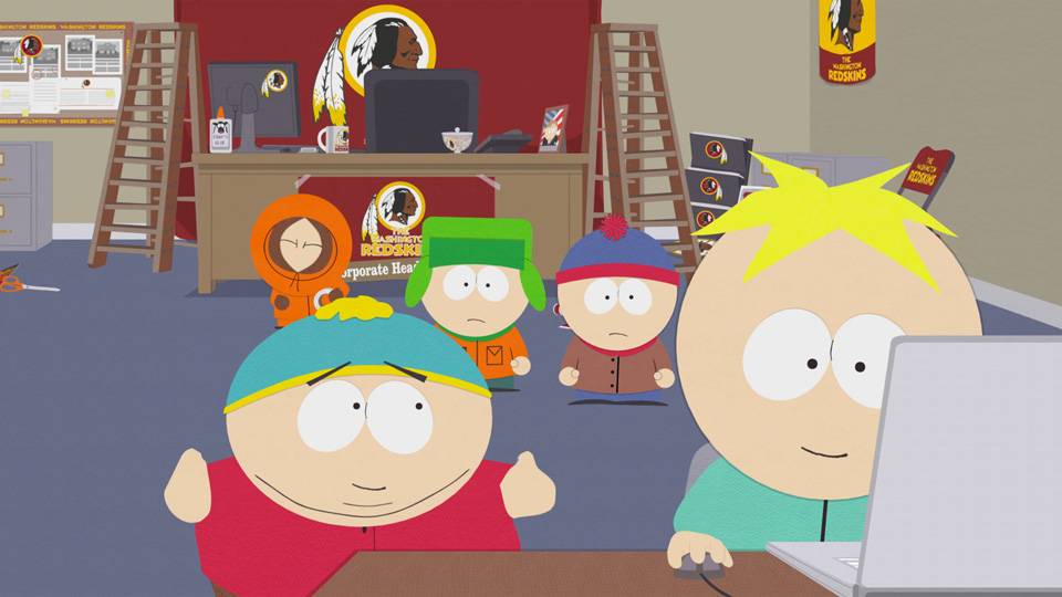 South Park' Latest To Challenge Redskins