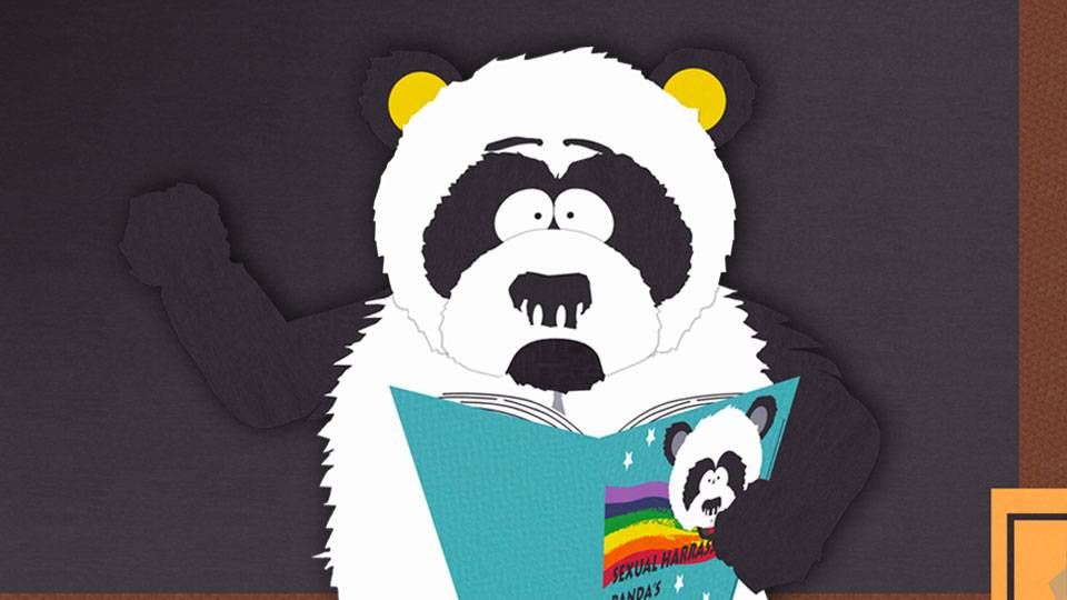 Sexual Harassment Panda Background